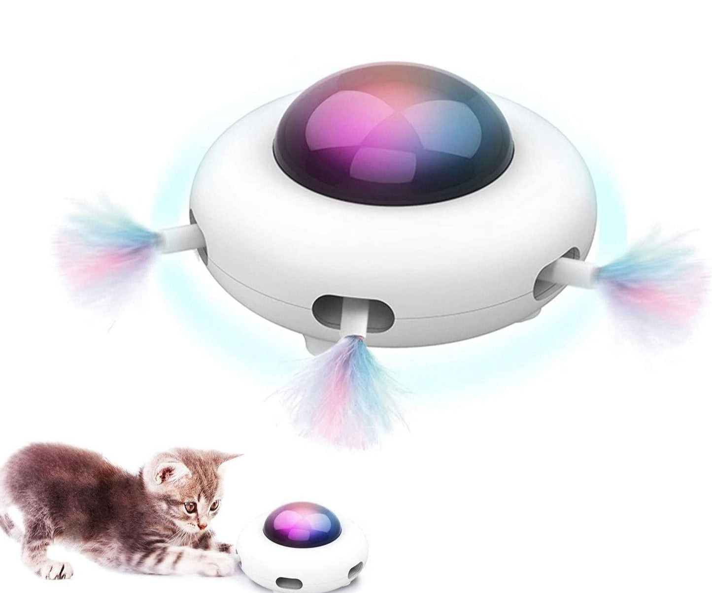 KrazyDisk – Interaktives UFO-Katzenspielzeug