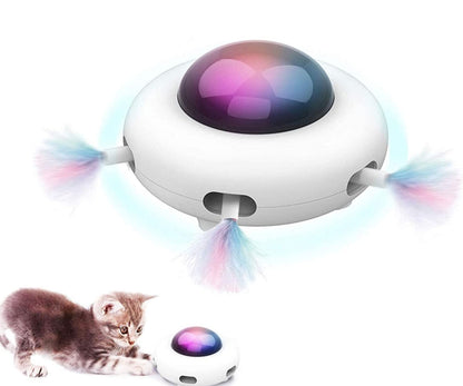 KrazyDisk – Interaktives UFO-Katzenspielzeug
