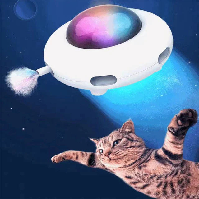 KrazyDisk – Interaktives UFO-Katzenspielzeug