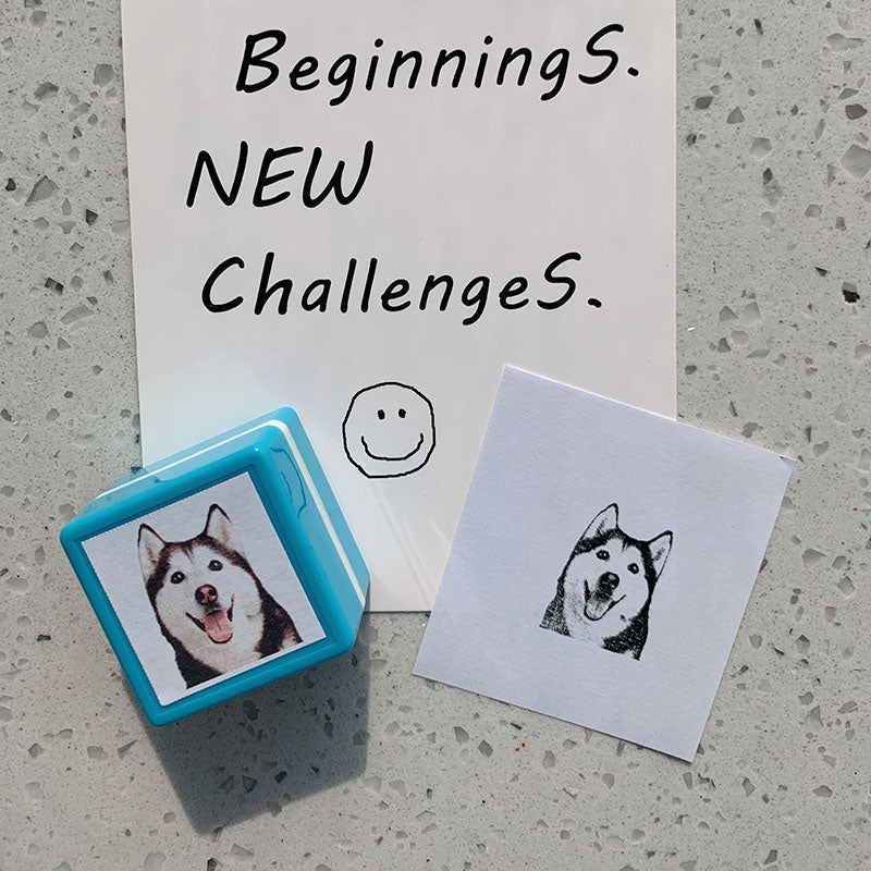 PoochStamp – Individueller Haustierportrait-Stempel